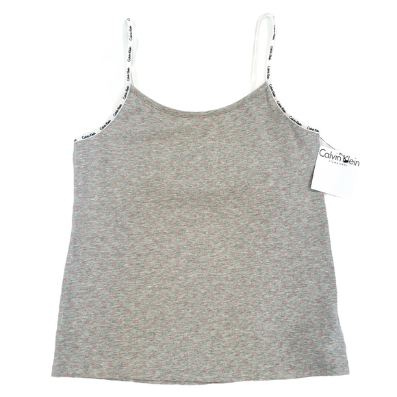 CALVIN KLEIN Colorful Camisole with Built in Bra - Size Medium - Picture 2 of 3